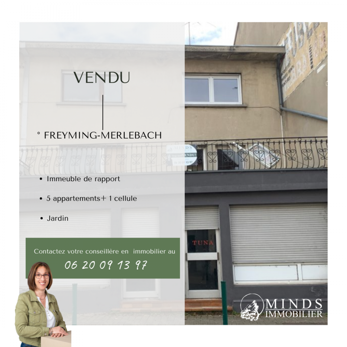 Immeuble de rapport vendu à FREYMING-MERLEBACH