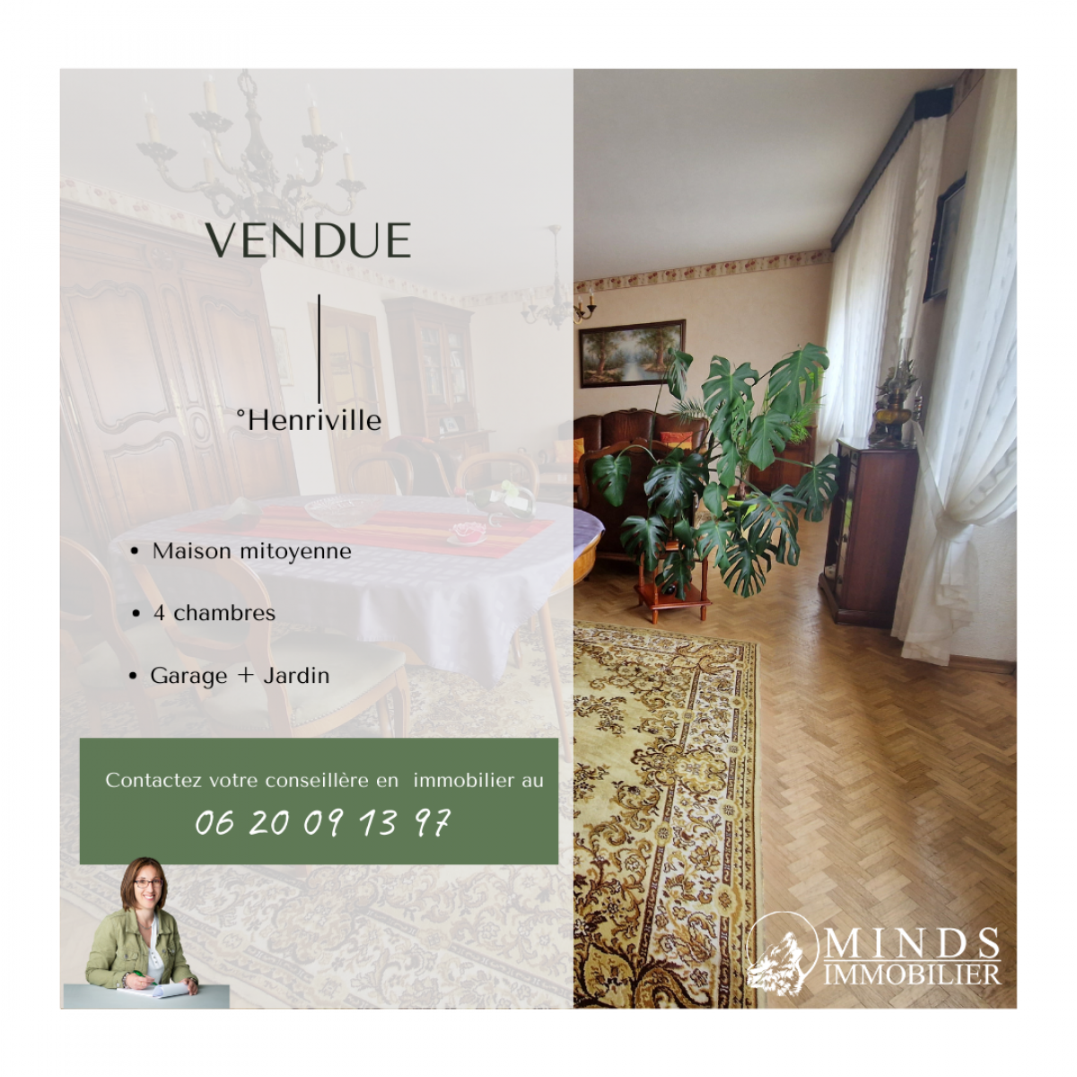 Maison familiale vendue à Henriville